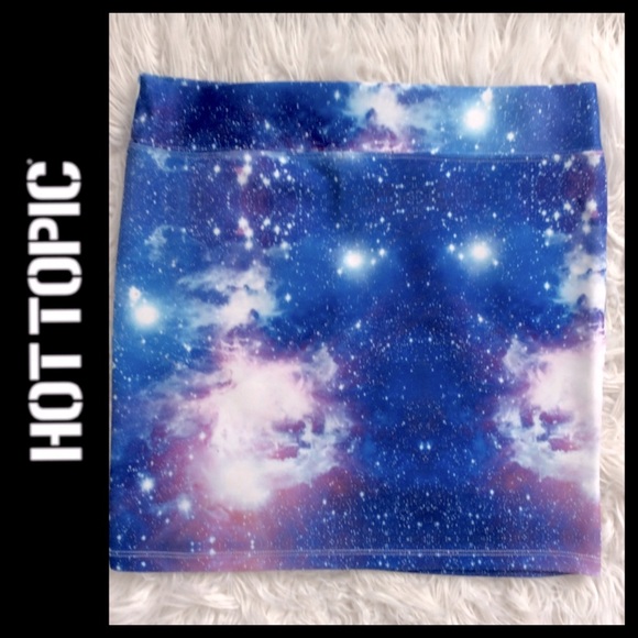 Hot Topic Galaxy Bodycon Mini Skirt - Picture 4 of 6